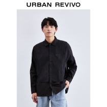 UR2021 autumn new menswear trendy street deconstruction long sleeve cardigan MV33R2BF2000