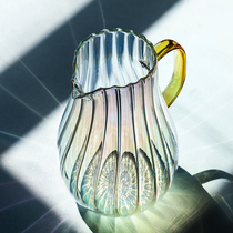 Light luxury glass cold kettle water appliance household set high color value summer cold kettle large capacity water bottle storage cup