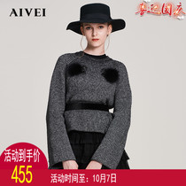 Promotional AIVEI Ivy counter 19 winter knitwear L7604202 tag price 1380