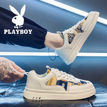 Playboy autumn mens shoes 2021 New Tide casual leather shoes Joker summer mens leather small white board shoes