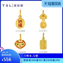TSL Tse Sui Lun Gadgets Series Ruyi Gold transfer beads Lucky Abacus Enamel hand string XJ751-XJ759