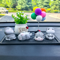 On-board creative car swing piece cute male and female personality kitty cat Nica car decorated in car Ornament swing upscale