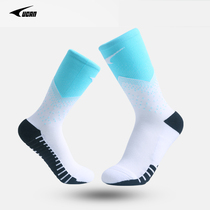 UCAN Ruike medium short tube training football socks non-slip towel bottom breathable game socks A00712