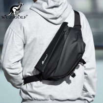 Pangao Kangaroo Squirrel Oblique Satchel Satchel Men Fashion Single Shoulder Small Backpack Casual Chest Bag Men Waterproof Postman Bag girls