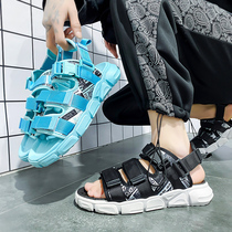 Sandals mens 2022 new summer trend 100 lap sports cool drag teenagers outside wearing beach non-slip casual slippers