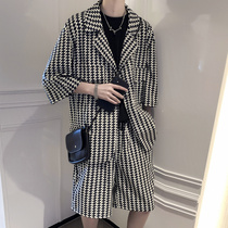 Suit suit mens summer thin trendy loose clothes Hong Kong style ruffian handsome jacket Korean casual shorts two-piece suit