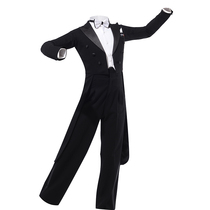 Mens modern dance elastic tuxedo 6-piece set national standard dance competition suit Waltz performance suit Ballroom dance competition suit