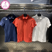  DESCENTE DISANTE POLO WOMEN 2021 SUMMER NEW WOMENs TRIATHLON SHORT-SLEEVED POLO SHIRT D1232RPS07