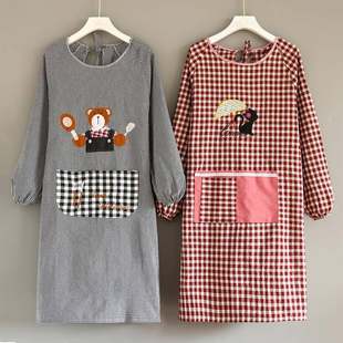 Clean clothes for cleaning kitchen aprons and smell fume jackets for work clothes and fashionable large coats for dustproof summer