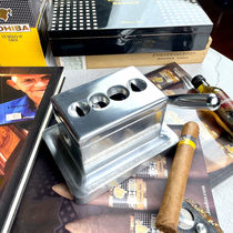 Yuegatang Cigar Cutter Desktop Cigar Knife Cigar Tender V-shaped Shear Stainless Steel Multi-caliber Guillotans Cigar Scissors