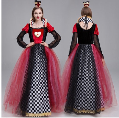 taobao agent Halloween new clothing performance clothing Queen Queen Alice Dream Tour Wonderland Red Queen COS clothing