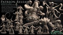 Comet Lord February 2021 war chess board game 3D printing model stl hand-made high-precision material file