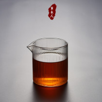 Grass man handmade heat-resistant glass Road cup holding handless simple household tea divider transparent male Cup Tea Sea