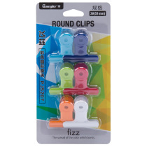 Guangbo × fizz ticket clip round ticket folder strong clip stainless steel office stationery book clip