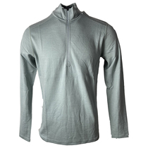 Midula Merino men's casual backing solid color half zipper warm long sleeve comfortable collar fall winter 2021