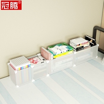 Dormitory bed wardrobe upper bunk storage artifact student clothes underwear socks simple living school upper and lower bunk small finishing rack