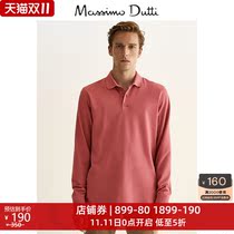 Massimo Dutti men cotton mesh POLO shirt 00725283620