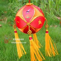 Boutique Guangxi Jingxi special Zhuang ethnic handmade large hydrangea dance props Drumming flower crafts throwing embroidery balls