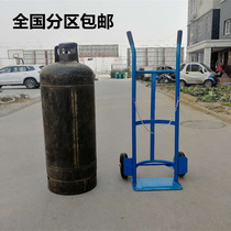 Acetylene cylinder car Large liquefied gas tanker Gas cylinder trolley Gas trolley 50L gas tank trolley
