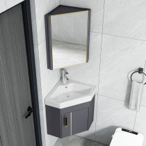 Hanging wall triangle wash basin toilet sink small apartment mini simple ceramic washbasin corner
