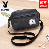 Flowers Playboy 2022 new bag Canvas Casual Day Ensemble Tooling Single Shoulder Differential Bag Tidal man bag 100 hitch