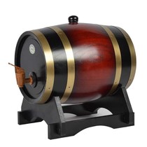Red wine barrel wine jar wine barrel oak barrel simple solid wood equipment thickened store beverage living room wine gift deposit