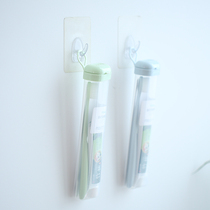 Portable toothbrush toothpaste storage box travel package couple wash soft shell tooth tube tooth travel set Japanese style