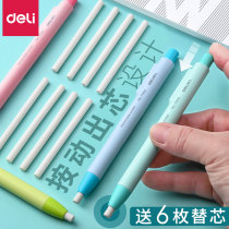  Press the eraser forcefully to replace the core eraser special for primary school students press the pen eraser no crumbs less crumbs wipe clean like a pen wipe the creative eraser pen