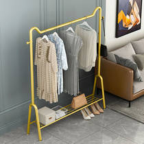 Light luxury drying rack floor folding bedroom drying rack indoor balcony hanging hanger home simple cool clothes shelf