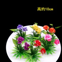 Creative kitchen plate decoration small ornaments sashimi platter sushi simulation Flower Hotel artistic conception dishes plate decoration flowers and plants