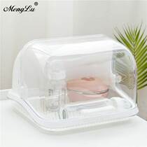 Transparent collection box Baby Bottle Bowl Cleaning Bowl Cleaning Bowl Baby Tableware Dust Container Box