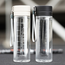 Military training portable drop-resistant large-capacity water cup for male and female students simple sports drop-resistant plastic outdoor space cup