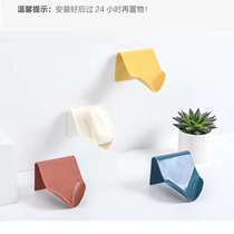 Longfa soap box suction cup non-perforated wall-mounted soap rack drain toilet household multifunctional storage box
