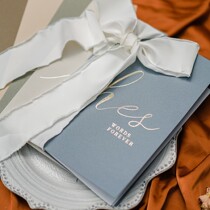 Oath card wedding ins Wind vows hand card speech speech confession marriage retro Mori sent a best friends line