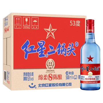 红星二锅头53度蓝瓶500ml-红星二锅头53度蓝瓶500ml促销价格、红星