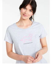 (No return no change) Australian peter alexander womens cotton pure color pajamas loungewear top short sleeves