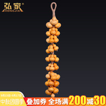 Gourd pendant Wenwen play boutique small Zhaocai natural town home feng shui transfer hand twist gourd string living room ornaments