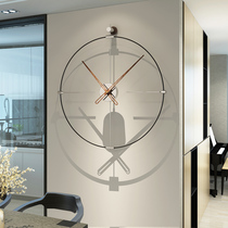 Spanish clock minimalist wall decoration living room decoration creative wall clock TV background wall surface pendant wall decoration