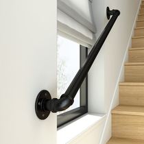 Handrail fixing bracket Stairs self-installed net red railing old man fall-proof interior decoration Nordic style side-mounted simple