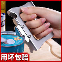 Can opener Multi-function bottle opener Stainless steel can head screwdriver Tin head knife Beer bottle opening tool artifact
