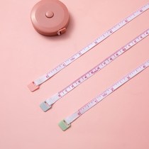  Tailor-made high artifact tape measure Cute Nordic portable soft tape measure Measure measurements Bust hips Waist Circumference Clothing ruler