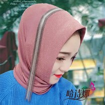Hasina 2019 new Muslim gauze knitted chain tassel convenient dark buckle hijab bag