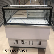 Right angle commercial double temperature freezer Cooked food cabinet Duck neck fresh cabinet A la carte display cold dishes frozen duck neck cabinet