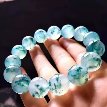 飘花翡翠猫 糯冰种飘花翡翠手镯（56mm） - 手镯- 翡翠王朝