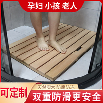 Bathroom floor mats shower room non-slip absorbent wood floor mats bathroom antiseptic wood floor mats toilet waterproof foot pedals