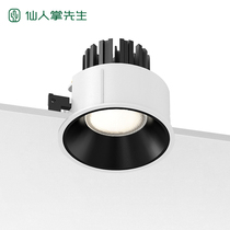Mr. Cactus geek Universal Light tube anti-glare spotlight embedded without main light living room lighting waterproof tube spotlight