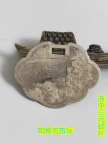 Antique Miscellaneous vintage silver jewelry silver silver lock piece with silver lock piece gilt silver silver lock piece pendant