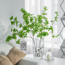 Simulation green plant Japanese hanging clock branch fake flower decoration living room floral arrangement potted horse drunk wood simulation flower