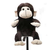 Cute golf clubhead cover monkey 1 wood clubhead cover wooden pole sleeve club sleeve