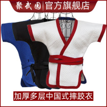 Chinese wrestling clothes wrestling clothes thick training competition wrestling clothes to send carrying bags